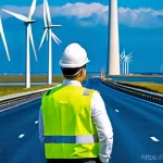 토목기사 자격증 취득 후기 - **Prompt 1: The Grand Scale of Dutch Civil Engineering – Past and Present Resilience**
    "A wide, ...